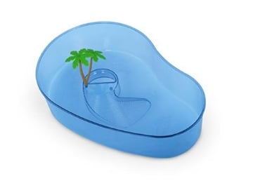 MAURY'S VASCHETTA TARTARUGHIERA IN PLASTICA 40 X 27 X 10 CM