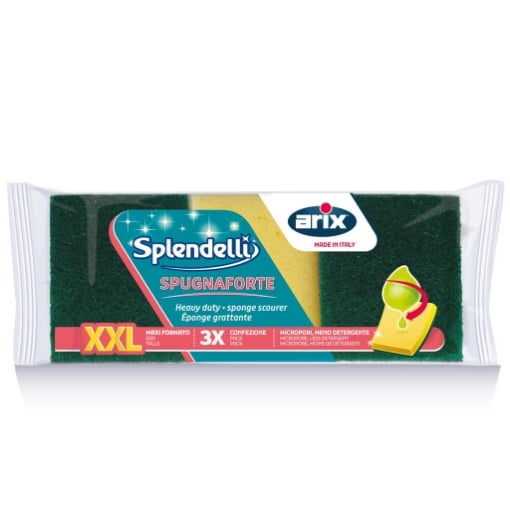 ARIX SPUGNA ABRASIVA MAXIFORMATO XXL 3 PZ FORTE OKX