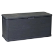 BAULE MULTIBOX DA ESTERNO 280 LT EFFETTO LEGNO ANTRACITE 117X45XH56 USATO COME NUOVO 