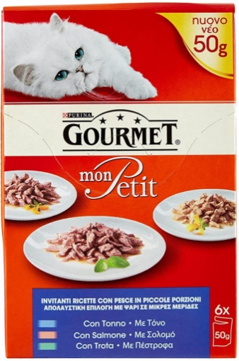 GOURMET MON PETIT INVITANTI RICETTE MISTE AL TONNO SALMONE E TROTA 6 DA 50 GR