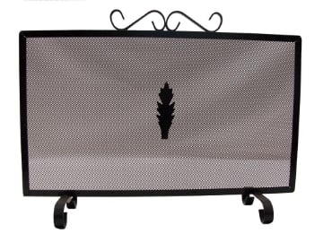 PARASCINTILLE ECO ACCESSORIO PER CAMINO AUTOPORTANTE SICURO E SOLIDO 60 CM 