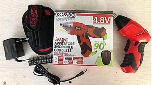 MINI AVVITATORE 4.8 V CON ASTUCCIO E ACCESSORI INCLUSI