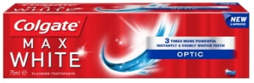 COLGATE DENTIFRICIO MAX WHITE OPTIC SBIANCANTE ISTANTANEO AVANZATO 75 ML