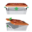 BAMA CONTENITORE SIM BOX 32 LT 40 X 30 X 37 CM COLORE ASSORTITO