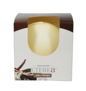 SFERE IN CERA DA 8 CM VANIGLIA