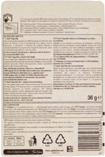 DUCK WC TAVOLETTA 36 GR ACQUA BLU