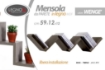 MENSOLA ZIG ZAG DIMENSIONI 59X12X12 CM IN COLORE WENGÈ