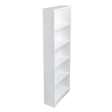 ERMES LIBRERIA A 5 RIPIANI 56 X 20 X 170 CM COLORE BIANCO