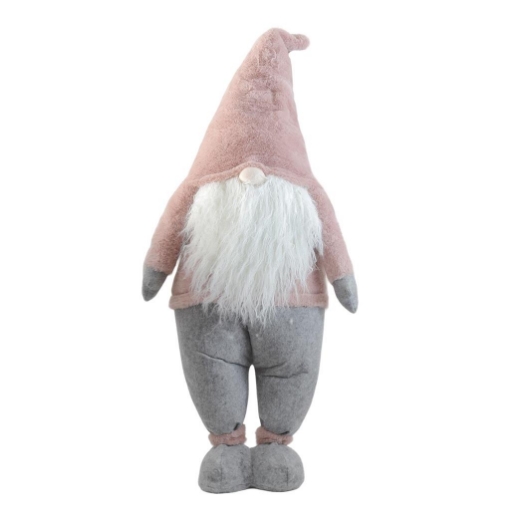 MAURY'S DECORAZIONE NATALIZIA GNOMO SANTA ANTIQUE DA 100 CM IN COLORE ROSA