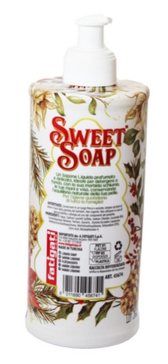 SAPONE LIQUIDO NATALIZIO 500 ML FRAGRANZA VANIGLIA NATALIZIO COMODO DOSATORE