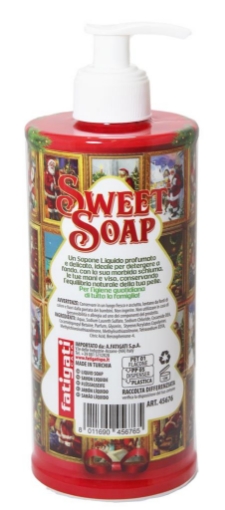 SAPONE LIQUIDO NATALIZIO 500 ML FRAGRANZA SANDALO NATALIZIO COMODO DOSATORE