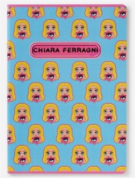 CHIARA FERRAGNI QUADERNO MAXI 50 FOGLI 80 GR 5 MM