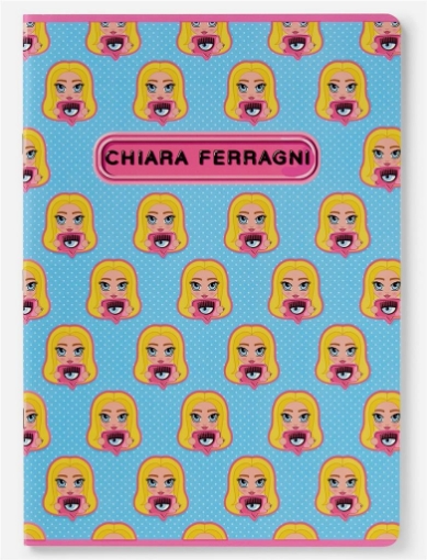 CHIARA FERRAGNI QUADERNO MAXI 50 FOGLI 80 GR 5 MM
