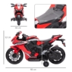 MOTO ELETTRICA PER BAMBINI CON LICENZA HONDA, BATTERIA 6V RICARICABILE, VELOCITÀ 3KM/H, ROSSO USATO COME NUOVO 