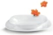 SET DA TAVOLA BORMIOLI 18 PZ VETRO OPALE BIANCO PIATTO PIANO FONDO PICCOLO