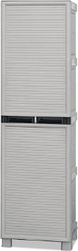 ARMADIO PORTASCOPE IN POLIPROPILENE 1 ANTA E 3 RIPIANI 50 X 39 X H172 CM