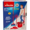 SET PULIZIE SCATOLATO VILEDA KIDS CON MOCIO, SECCHIO SCOPA PALETTA E BATTIPANNI 18 M+