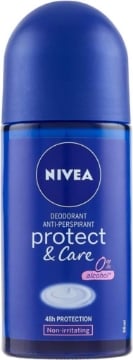 NIVEA DEODORANTE ROLL ANTITRASPIRANTE PROTEGGERSI E CURARSI ZERO ALCOL 48H DI PROTEZIONE NON DA IRRITAZIONE 50 ML OKX