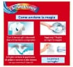 GREY CON AGENTI SBIANCANTI PROTEGGE E RIAVVIVA I BIANCHI 100% FIBRE DI ORIGINE NATURALE 18 FOGLI OKX