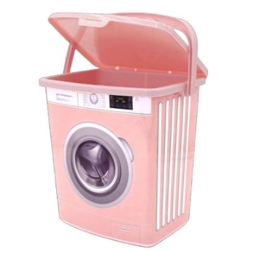 PORTA DETERSIVI POL PARIS CON FANTASIE COPERCHIO E GANCIO PER TRASPORTARLO CON FACILITÀ IN PLASTICA COLORI ASSORTITI 5 LT OKX