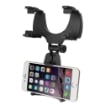 SUPPORTO TELEFONO PORTA SMARTPHONE PER AUTO DA SPECCHIETTO RETROVISORE RESISTENTE MODELLI SCHERMO 3.0/7.0 POLLICI 17HX12X8 CM OKX