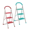 MAURY'S ROCKY SCALETTE PIEGHEVOLI 3 GRADINI COLORE ASSORTITO 44X64X108 USATO COME NUOVO