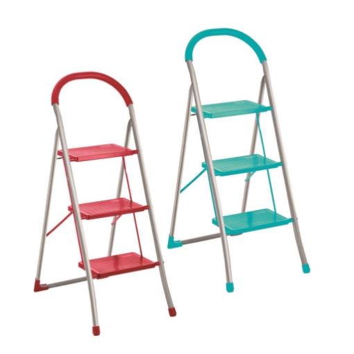 MAURY'S ROCKY SCALETTE PIEGHEVOLI 3 GRADINI COLORE ASSORTITO 44X64X108 USATO COME NUOVO