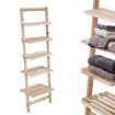 SCAFFALE DA PARETE INCLINATO CON 5 RIPIANO 42X30X H130CM
