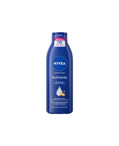 NIVEA CREMA CORPO NUTRIENTE 72H IDRATAZIONE CLINICAMENTE TESTATO OLIO DI MANDORLA E SIERO NUTRIMENTO INTENSO 250 ML OKX 