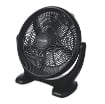 VENTILATORE BOX 35 TONDO DA TAVOLO CON 2 VELOCITÀ E INCLINAZIONE REGOLABILE 50 W NERO 