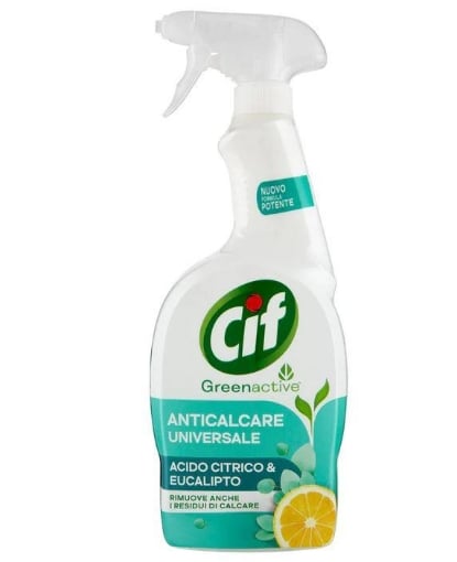 CIF GREENACTIVE SPRAY ANTICALCAREALL' ACIDO CITRICO E EUCALIPTO IN FORMATO DA 650 ML