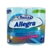 MAURY'S CARTA IGIENICA 4 ROTOLI 3 VELI COLORE CELESTE DELICATAMNETE PROFUMATA MORBIDA E RESISTENTE 550 GR OKX