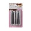 DELIZIA SET 3 FORME PER CANNOLI MULTIUSO PER CUCINA E PASTICCERIA MATERIALE IN ACCIAIO INOX 12,5 CM
