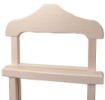 DOPPIO INDOSSATORE DA CAMERA DE LUXE ANILINA IN LEGNO DI FAGGIO COLORE LEGNO SBIANCATO DOTATO DI ROTELLE 44X25X98H CM OK