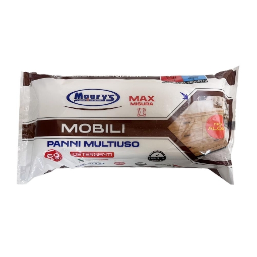 SALVIETTE PER MOBILI E INFISSI IN LEGNO PANNI MULTIUSO MAX MISURA NON LASCIA ALONI CONTIENE CERA CARNAUBA 60 PZ OKX