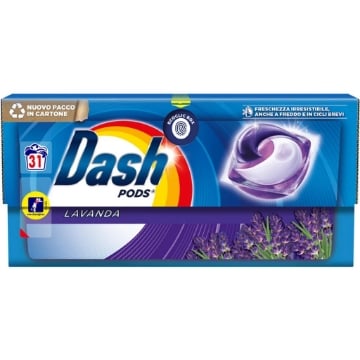 DASH PODS CONFEZIONE DA 31 PEZZI PROFUMO LAVANDA
