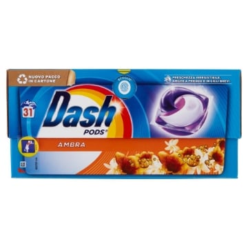 DASH PODS CONFEZIONE DA 31 PEZZI PROFUMO AMBRA