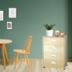 CASSETTIERA POKER PLUS NATURALE IN FAGGIO BASE INFERIORE IN MULTISTRATO DI BETULLA 4 CASSETTI RUOTE IN PLASTICA GOMMATA 