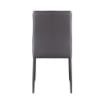 SEDIA BLOSSOM CON RIVESTIMENTO IN ECOPELLE MARRONE