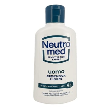 NEUTROMED DETERGENTE INTIMO UOMO FRESCHEZZA E IGIENE CON MENTA ACIDO LATTICO ALLANTOINA PH 5,5 300 ML OKX