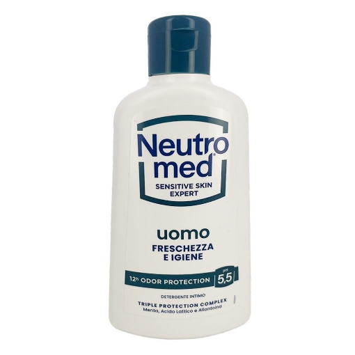 NEUTROMED DETERGENTE INTIMO UOMO FRESCHEZZA E IGIENE CON MENTA ACIDO LATTICO ALLANTOINA PH 5,5 300 ML OKX