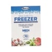 MAURY'S SACCHETTI FREEZER CON LEGACCI DI CHIUSURA ED ETICHETTA PRESTAMPATA 70 SACCHETTI MEDI 23X32 CM OKX