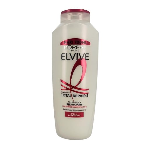 L'OREAL ELVIVE TOTAL REPAIR 5 SHAMPOO RIPARATORE RIPARA I 5 SEGNI DEL DANNEGGIAMENTO PER CAPELLI DANNEGGIATI 700 ML OKX