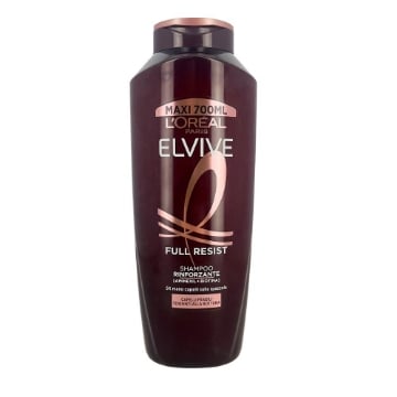 L'OREAL PARIS ELVIVE FULL RESIST HAMPOO RINFORZANTE MENO CAPELLI SULLA SPAZZOLA CON AMINEXIL E BIOTINA PER CAPELLI FRAGILI TENDENTI ALLA ROTTURA 700 ML OKX 