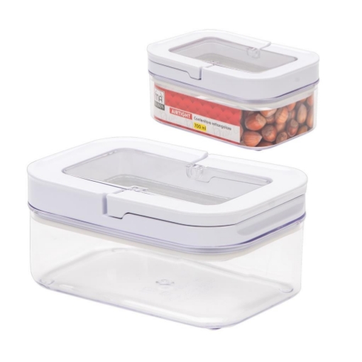 MA MAISON AIRTIGHT CONTENITORE RETTANGOLARE IN PLASTICA CON COPERCHIO SALVA FRESCHEZZA ML 700 OKX