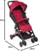 PASSEGGINO PER NEONATI CHICCO TRIO 3 IN COLORE RED PASSION