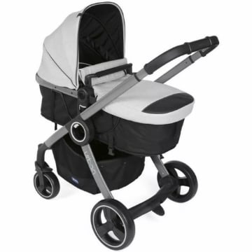 CHICCO PASSEGGINO URBAN PRO CON COLOR PACK GREY MISTI 72X52X36 CM PER BAMBINI CON ACCESSORI - RICHIUDIBILE E COMPATTO 
