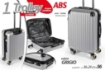TROLLEY AD 8 RUOTE IN ABS CON FRENO 36 X 24 X H56 COLORE GRIGIO