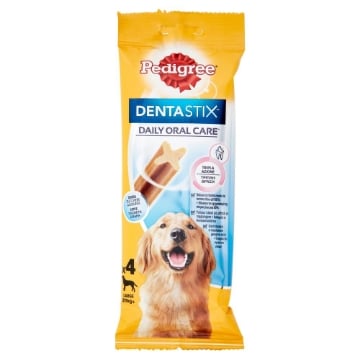 PEDIGREE DENTASTIX DAILY ORAL CARE TRIPLA AZIONE SENZA ZUCCHERI AGGIUNTI 4 PZ PER CANI TAGLIA L 25KG+ OKX