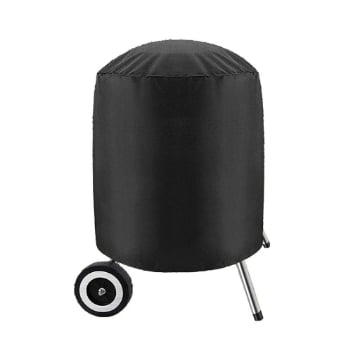 MA MAISON COPERTURA PROTETTIVA PER BARBECUE TONDO WATERPROOF CORDINO REGOLABILE COLORE NERO 75X80H CM OKX